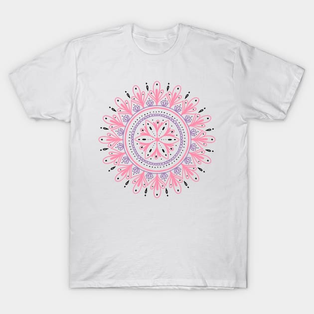 Feminine Mandala T-Shirt by Lizzamour